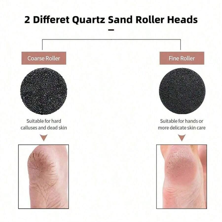 Electric Callus Remover for Feet Adjustable Speed Electric Foot Filer 60pcs Replacement Sandpaper Disk Electric Foot Grinder