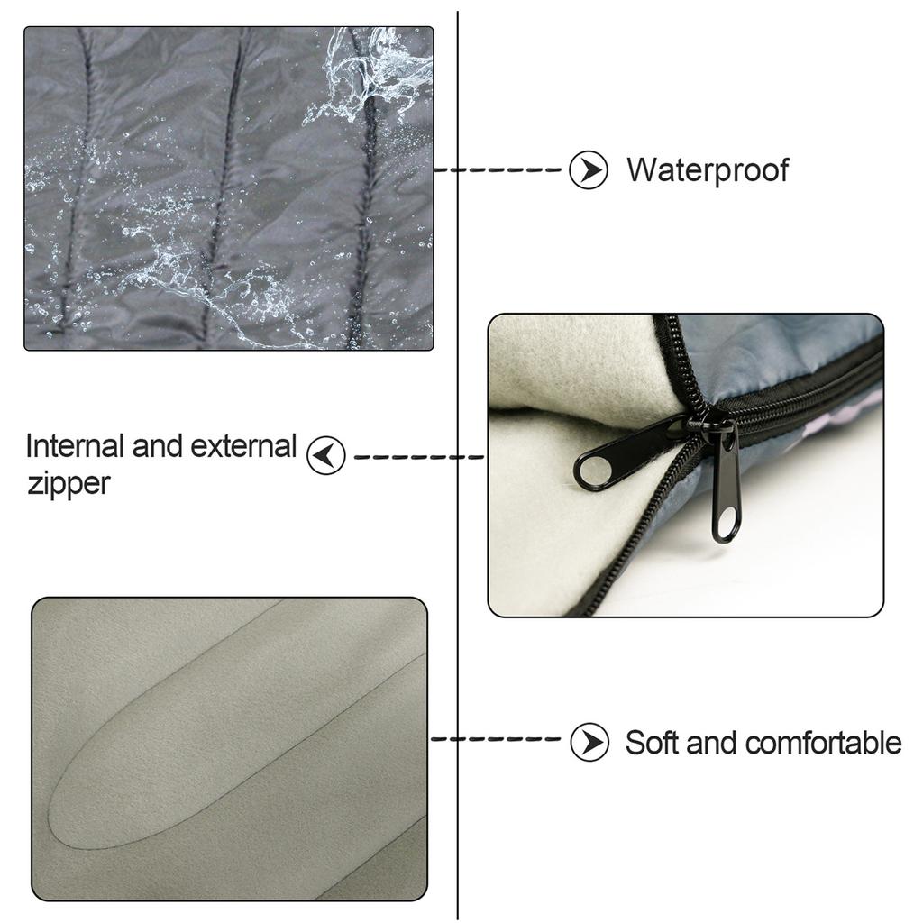 Waterproof Durable Thick Dog Sleeping Bag Pet Bed Outdoor Warm Dog House Mat Portable Design