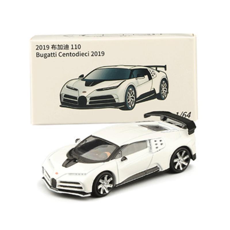 1/64 Scale Bugatti CH110 Type of Vehicle Diecast Simulation Classic Sport Vehicle Model Toy Collection Gift Children