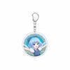 55MM Anime Touhou Project Keychain Saigyouji Yuyuko/Kirisame Marisa  Key Chain Acrylic Model Plate Christmas Gifts
