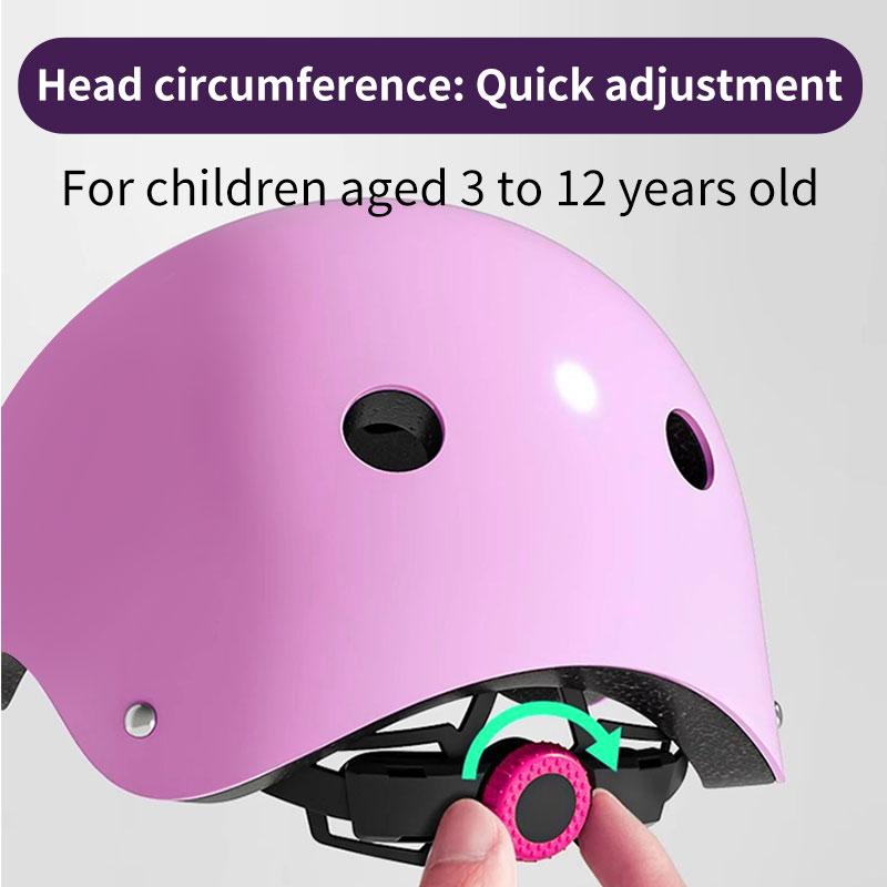 Child protective equipment helmet elbow knee pads for girls aged 3 4 5 6 7 8 9 10 11 12 year boy Suitable for roller skating and skiing