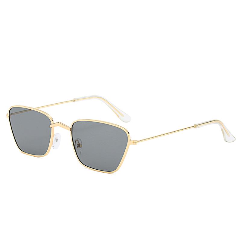 Simple Exquisite Square Metal Sun Glasses Women Men Fashion Luxury Brand Sunglasses Go Out Shopping Female Male Eyeglasses