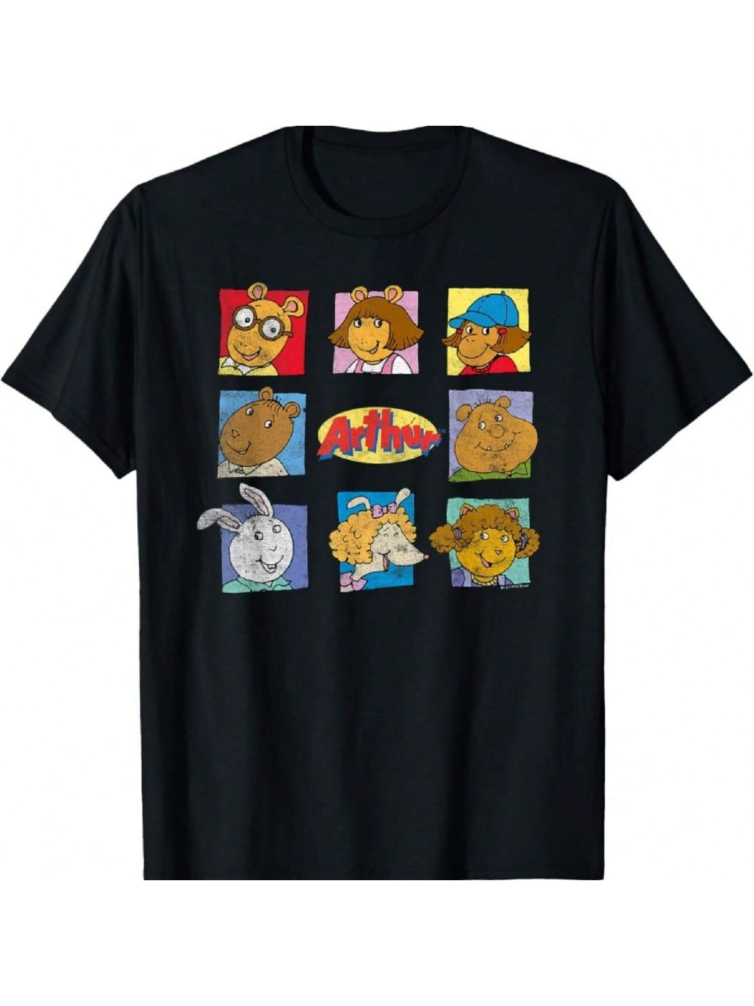 Футболка с логотипом Arthur & Friends в сетку S