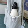 Cute Butterfly Embroidered School Backpack with Front Pocket Casual Daypack for Girls Daily Use