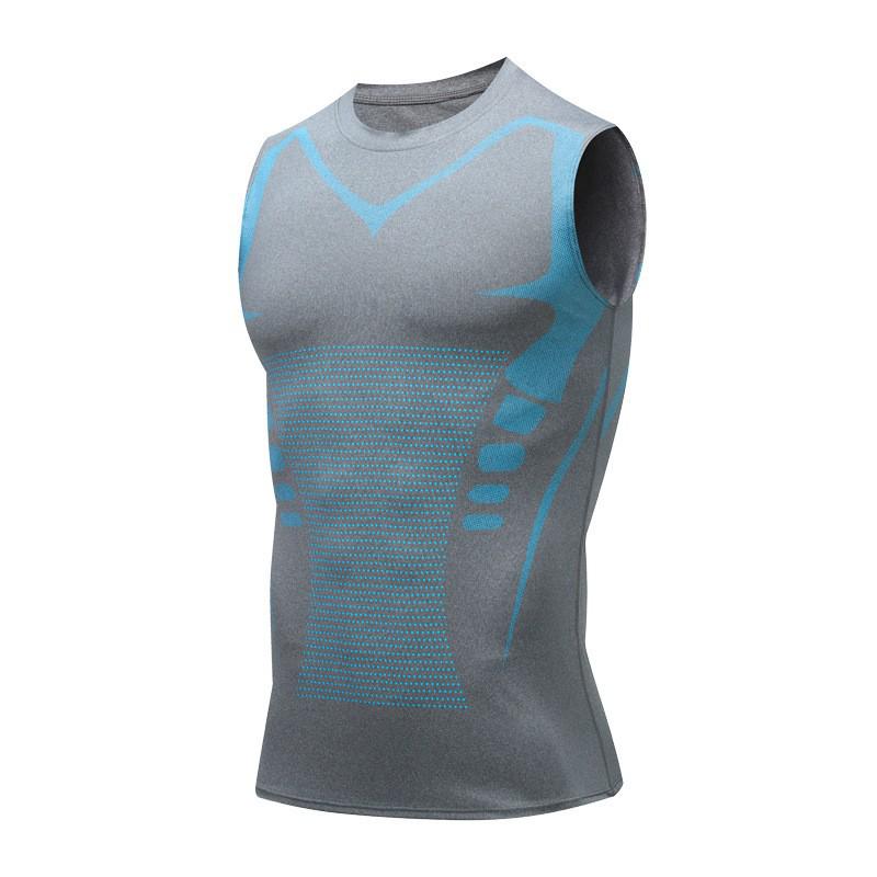 

Men s Quick-Dry High-Elasticity Fitness Tank Top - Sleeveless Compression Vest for Basketball and Running. 2XL