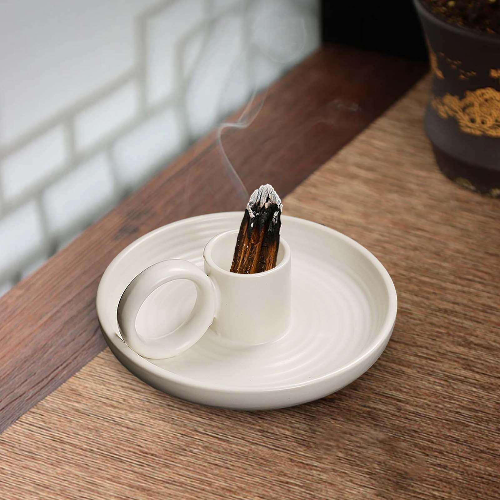 

Набор керамических подставок для благовоний для декора дома и офиса White