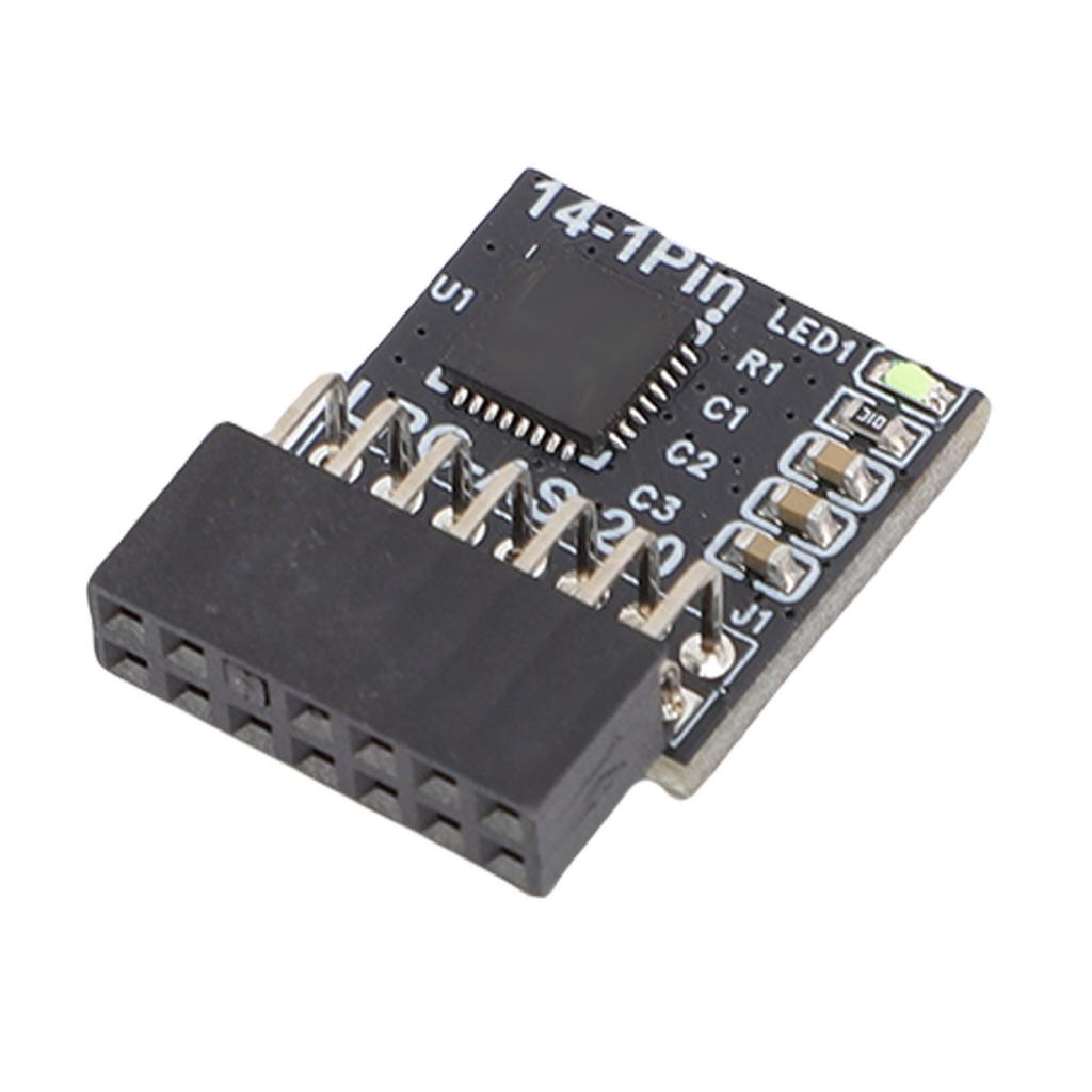 TPM2.0 Encryption Security Module 14 1 Pin 2 X 7P 2.0mm Pitch TPM Remote Card Support for Win11 2.0 Motherboard