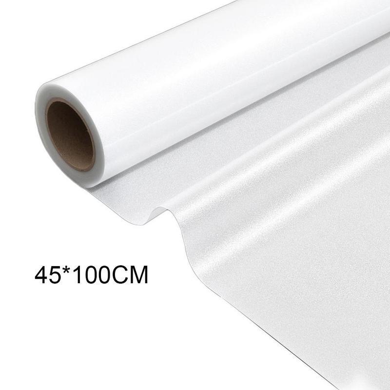 1/2M Matte Window Film Privacy UV Protection Stained Vinyl for Glass Static Cling Frosted Decorative Window Sticker for Home