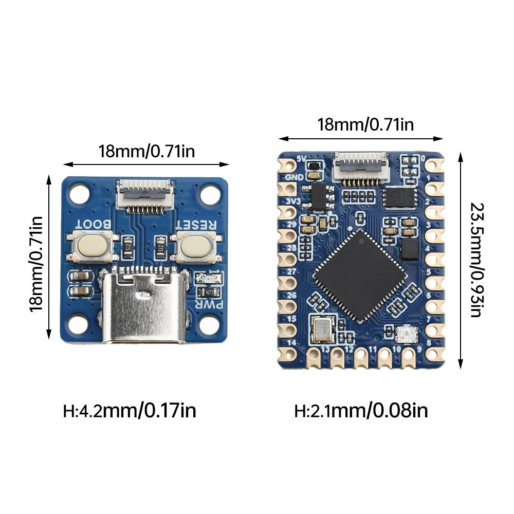 RP2350 Tiny Microcontroller Development Board Module RP2350A Dual Core Dual Architecture 3 RISC-V Processor for Raspberry Pi
