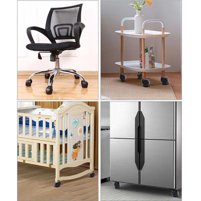 Paquete de 5 Patas para Muebles Cubierta Antideslizante para Patas para Silla con Ruedas Silla de Ordenador Soporte con Ruedas Oficina Manga Protectora para Ruedas