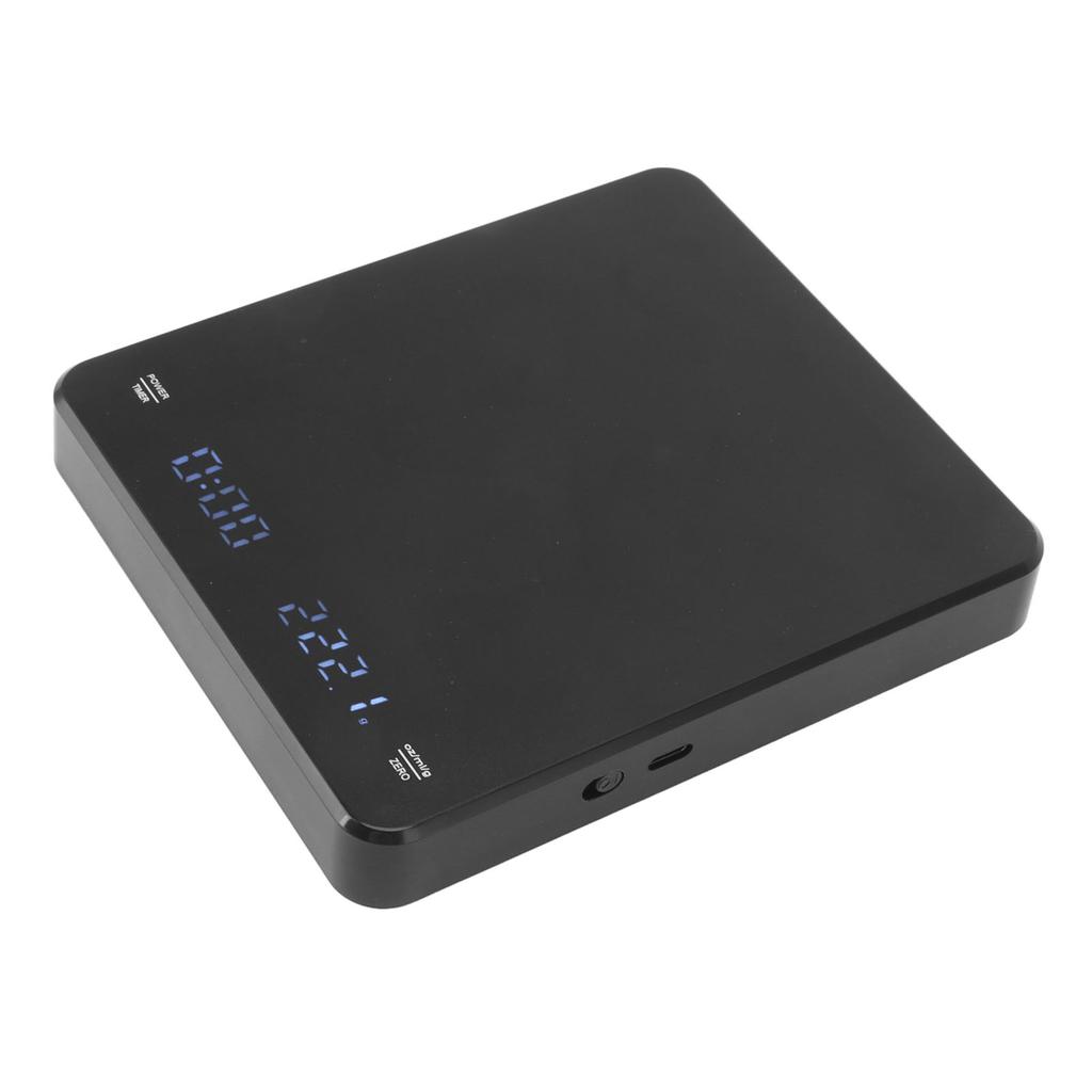 Coffee Scale USB Charging Auto Zero Clearing High Accuracy LED Digital Display Hand Brewed Coffee Scale with Timer
