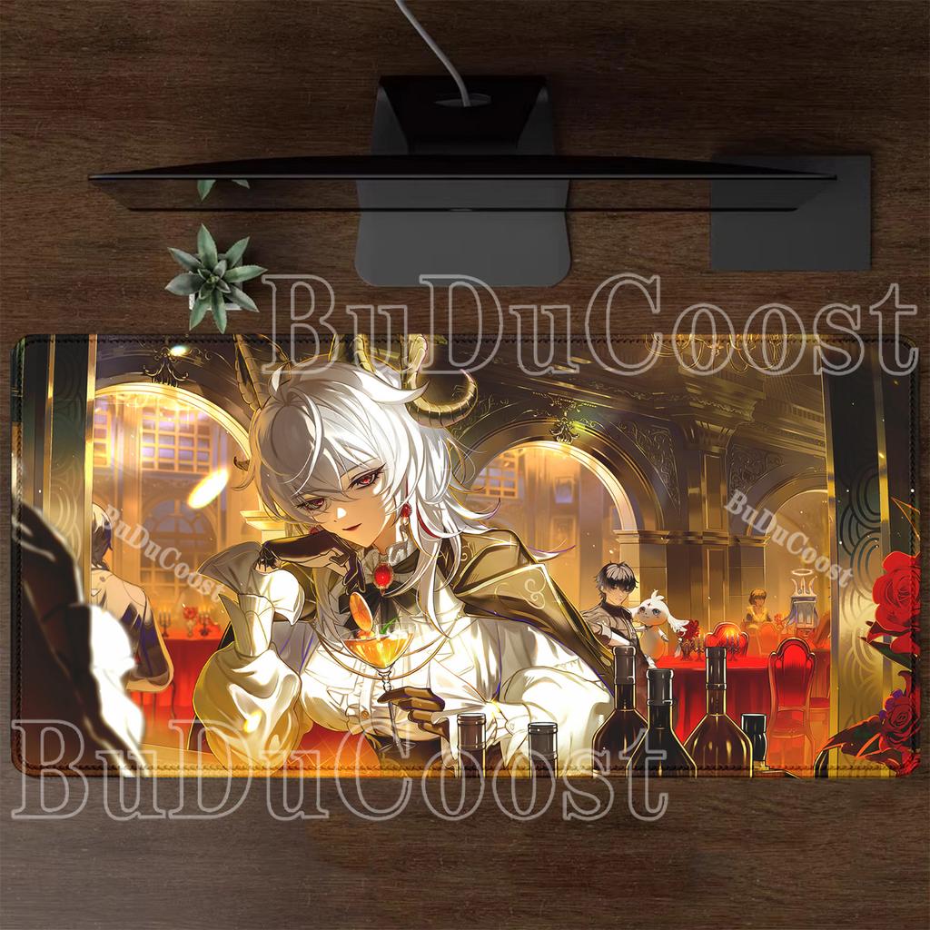 New Zani Wuthering Waves WuWa Anime Girl Mousepad Large Gaming Keyboard Anti-slip Rubber Desk Mat PC HD Printing ESports Carpet
