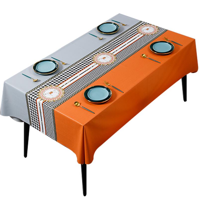 "Benzhi Royal Horse Nordic Waterproof PVC Tablecloth for Rectangular Coffee Table"
