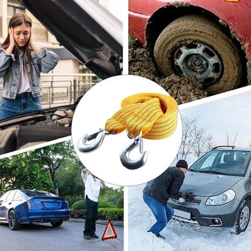 Vehicle Recovery Rope | Tow Cable for Cars | Auto Tows Straps | Recovery