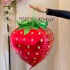 4D Strawberry Foil Balloon for Kids' Outdoor Play, Party Decor & Photos