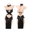 Lianyungang Love Clothes You Sexy Underwear Sexy Clothes Pure Desire Wind Pajamas Qqny Chain Catwoman Uniform Temptation