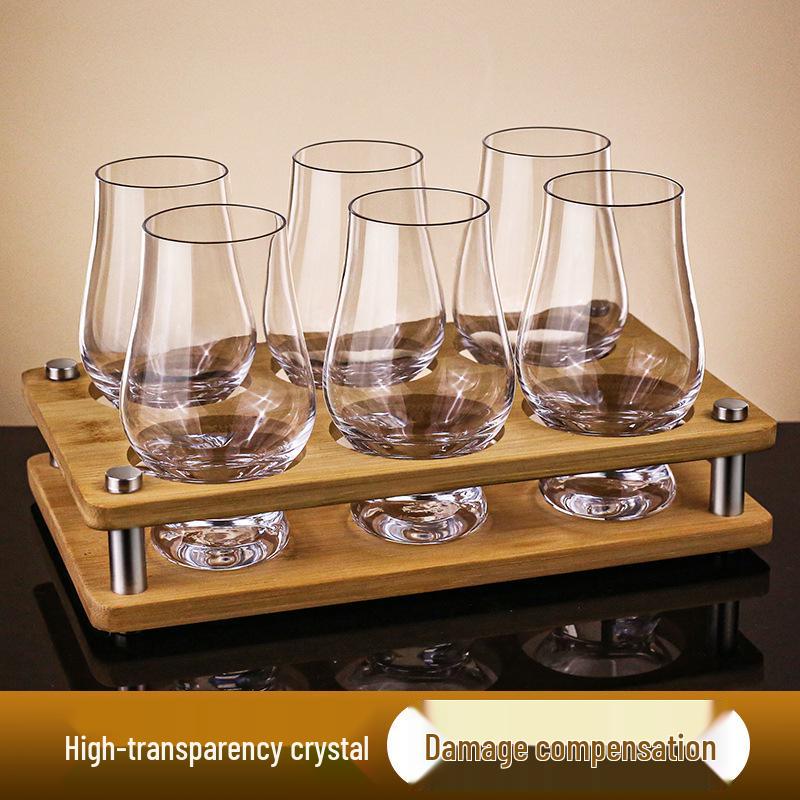 Aroma-Glas-Set: Kristall Whiskey-, Cognac- und Weinverkostungsgläser mit großem Bauchdesign