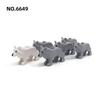 MOC City Series Animal Building Block Figures Goat Wolf Zoo Fram Accessories Block Bricks Children Toys  Playsets Gift Present