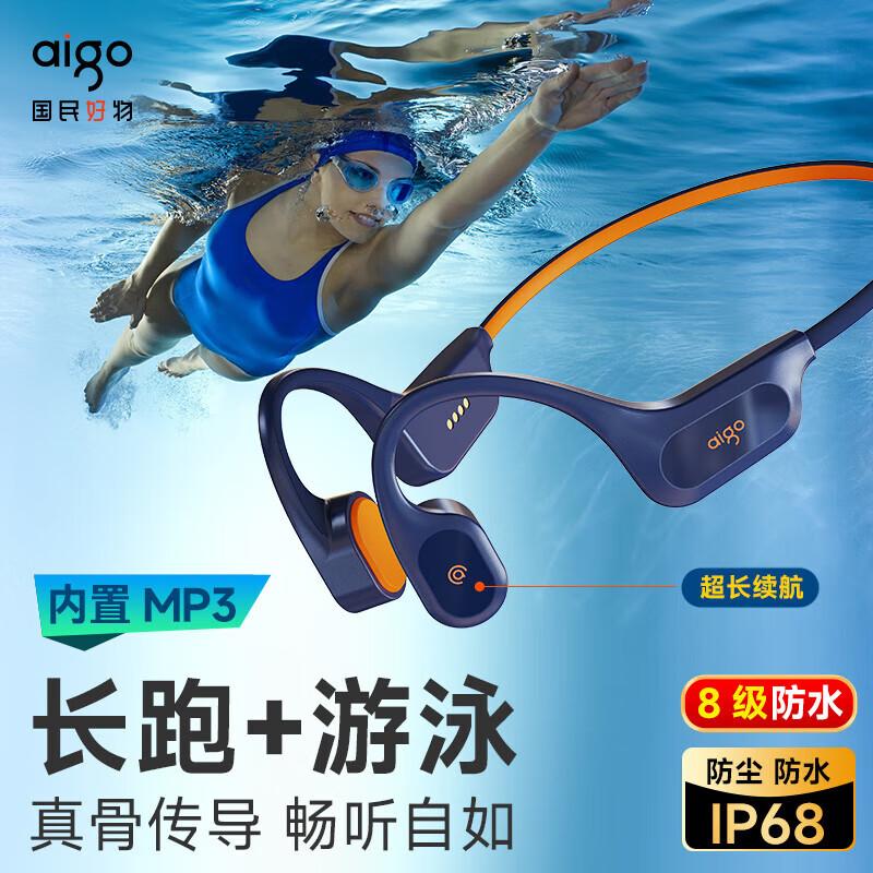 Aigo GS06 Bone Conduction Bluetooth Sports & Swimming Headphones