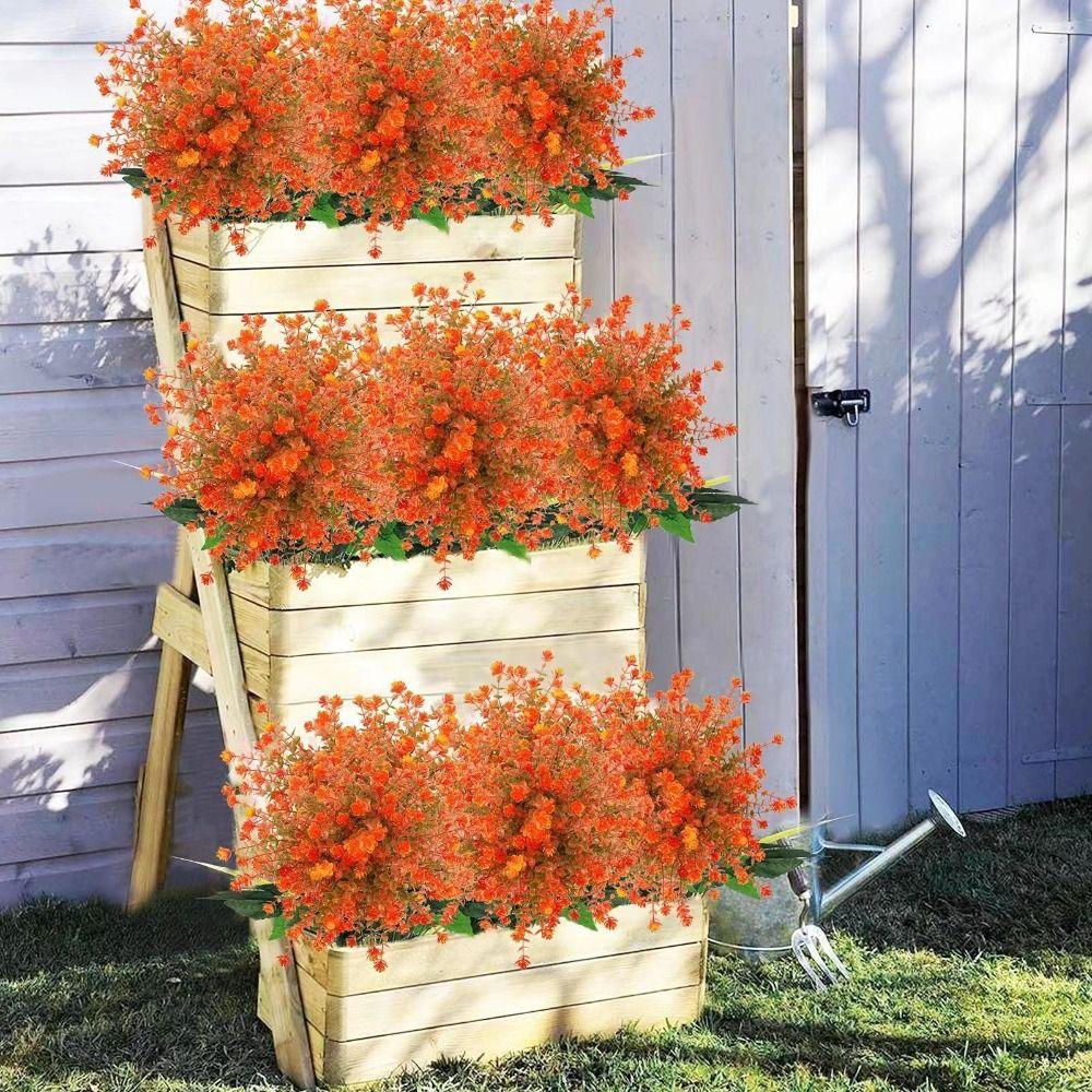 Plastic Artificial Flower Eucalyptus Leaf Decorative Floral Simulation Greenery Vase Arrangement