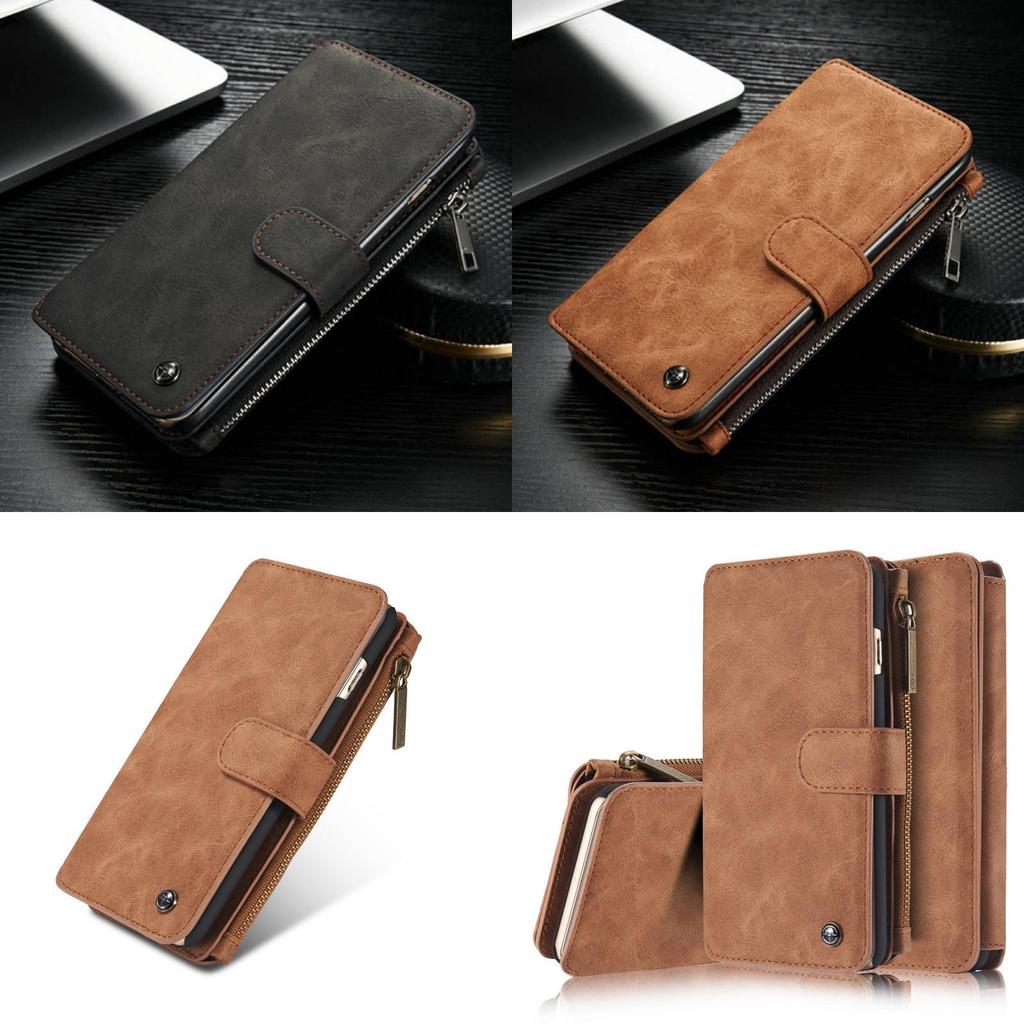 Leather Wallet Phone Case For Iphone 5s With Antifall Protection And Chain Loop