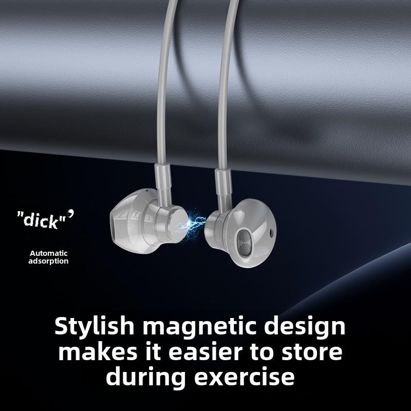 Casque Bluetooth sans fil pour le cou, affichage numérique, longue durée de veille, suspendu au cou, fonction de retour d'oreille, K Song Live