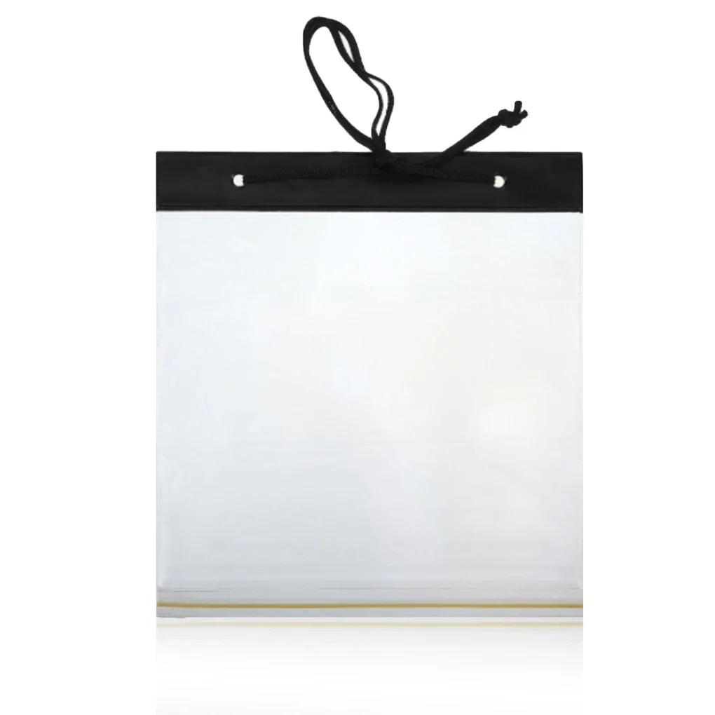 1PC Map Case Clear Waterproof PVC Document Stationery Holder Cover Portable Outdoor Camping Pocket Bag with Zipper
