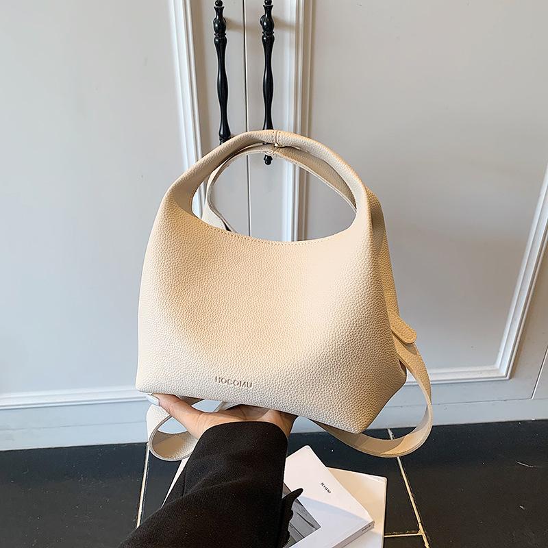 Today's popular portable bucket bag women's new fashion retro shoulder bag daily commuter messenger bag