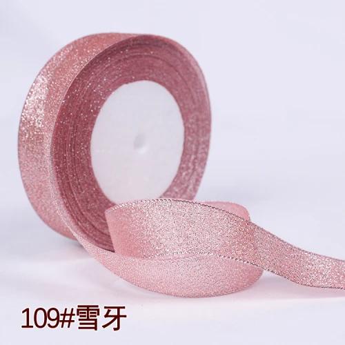 25yards 25MM Glitter Onion Ribbon Chrismas Wedding Decor Cake Candy Box Packaging Gift Wrap Materials Apparel DIY Accessories