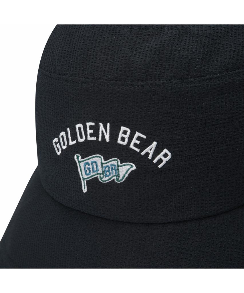 Goldeunbeeo (W) Seersucker Slit Bucket Hat G6Rax26231Nyx
