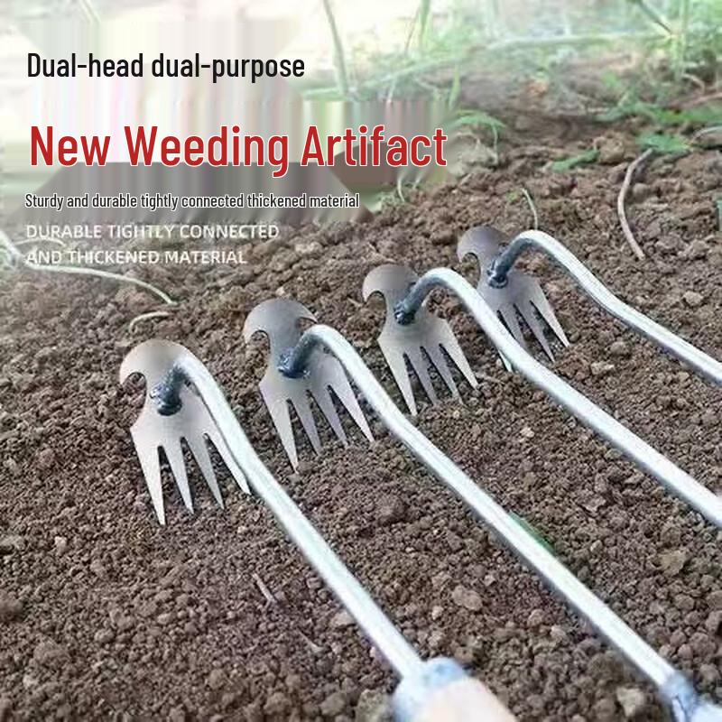 Fumaide Stainless Steel Hand Weeding Rake