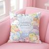 S-Sumikko Gurashi Cushion Cover Pillow Case Soft Friendly Fabric & Concealed Zipper