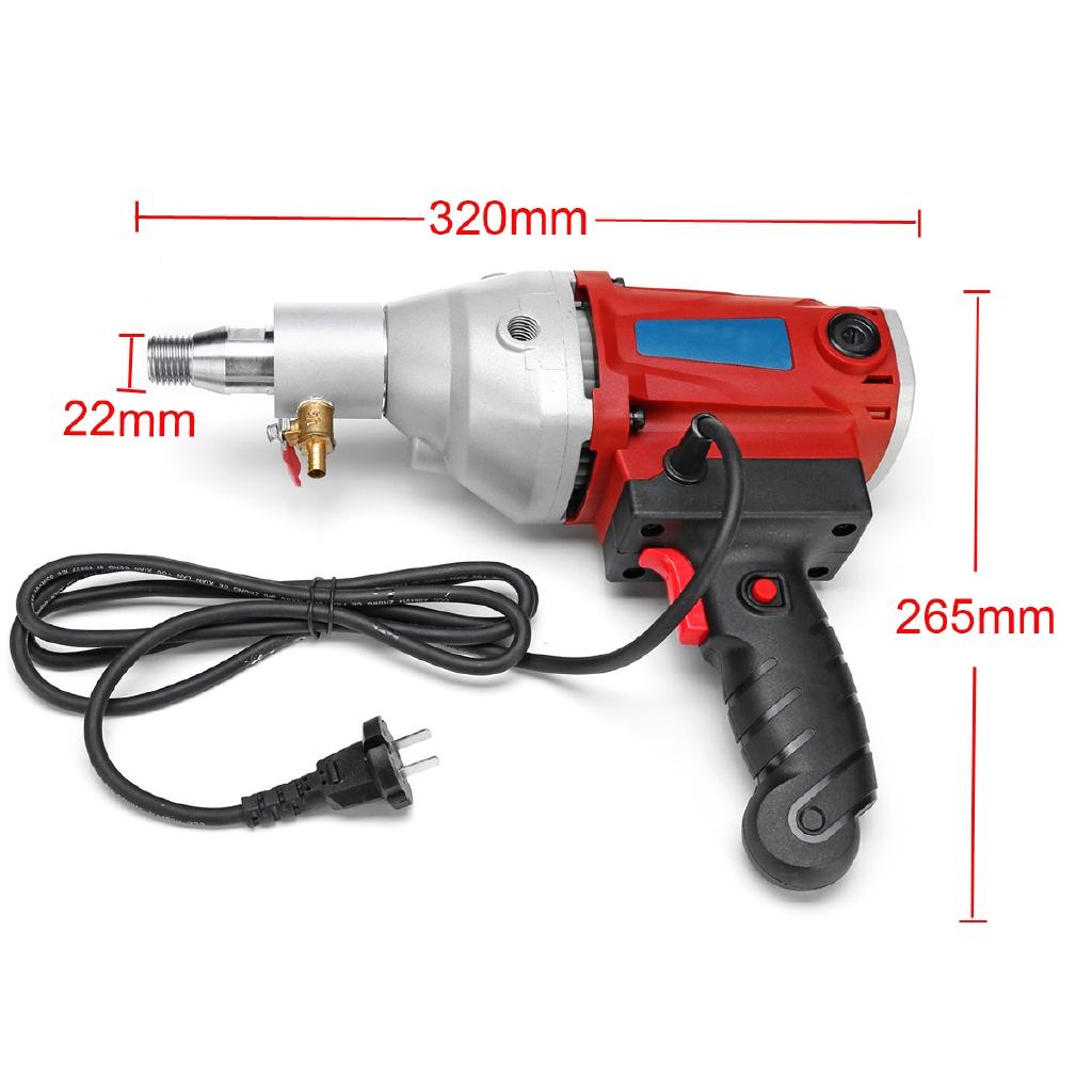 2100W  Handheld Core Drill Wet Concrete Core Drilling Machine 2100W Electric Core Drill Stepless Speed Concrete Diamond