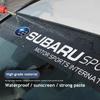 For Subaru STI Forester Impreza Legacy Outback XV BRZ WRX Tribeca Car Front Rear Windshield Decoration Sticker WW111