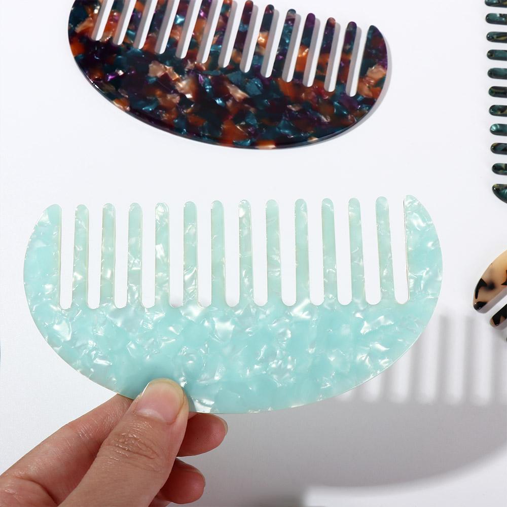 Fashion Acetate Hair Combs Tortoise Shell Hairdressing Comb Hair Styling Tool Hair Cutting Brush