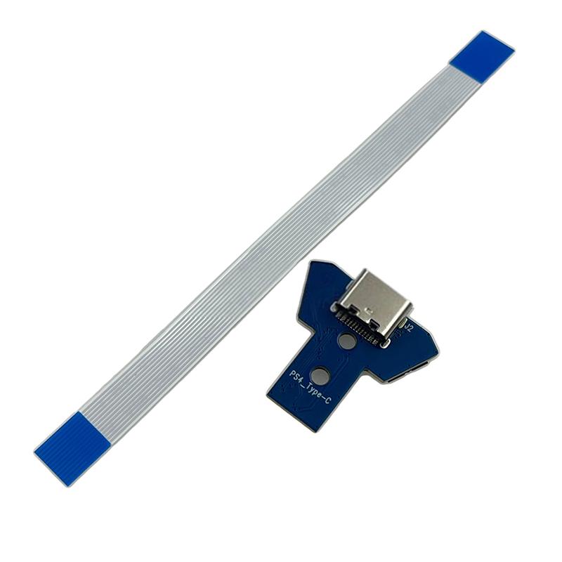 

1 комплект универсальный для контроллера PS4 040 050 055 DIY аксессуары для Dualshock 4 плата для зарядки USB Type-C мод