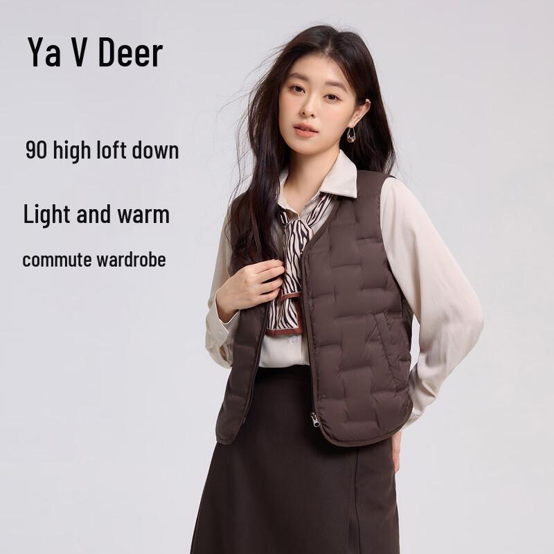 Yalu Women's Lightweight V-Neck Down Vest