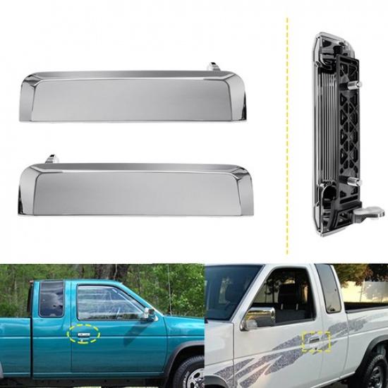 2 ШТ. Передние наружные дверные ручки Хром Для Nissan D21 Pathfinder Пикап Sentra