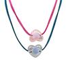 Stylish Heart Pendant Choker Unique Neck Jewelry Eye-Catching Accessory Heart Pendant Necklace Perfect for Any Occasion