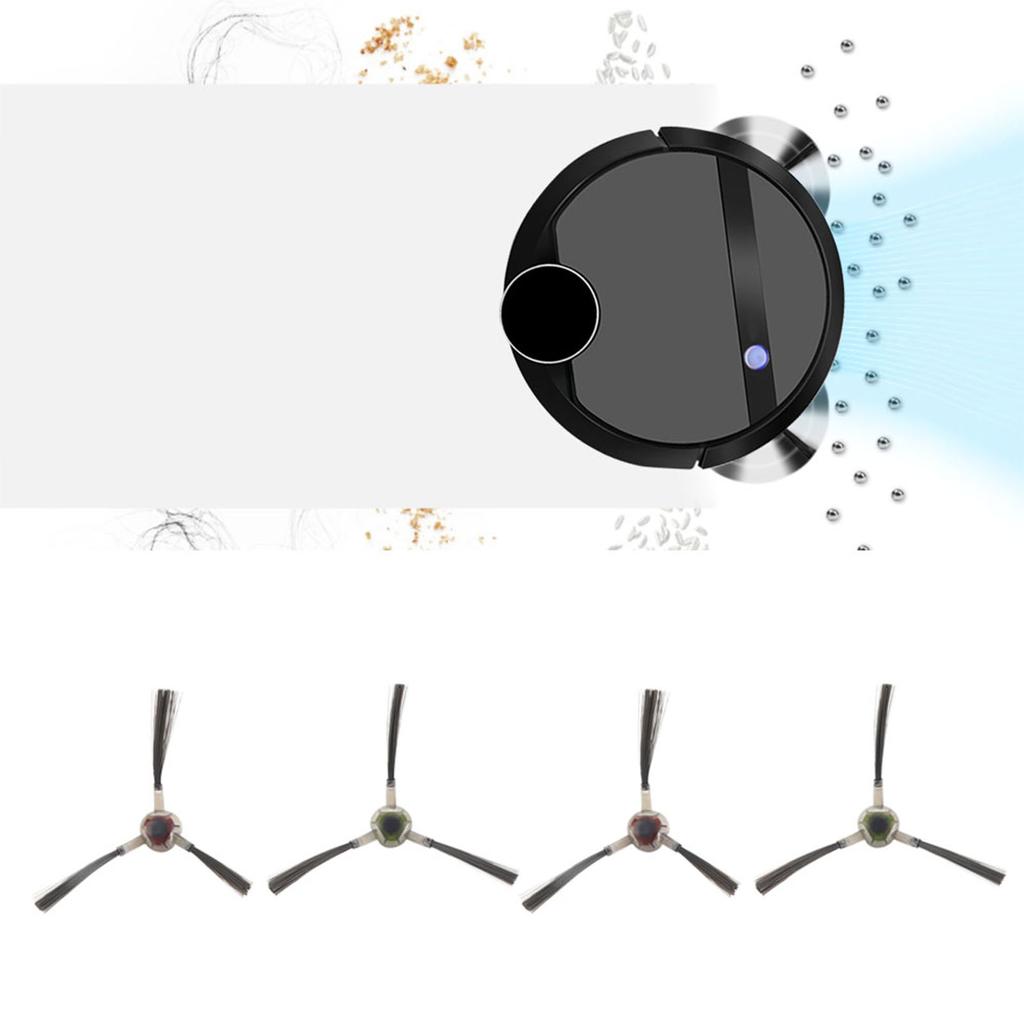 4PCS Side Brushes Replacement Fit for Deebot DE55 DE6G DD33 DJ35 Robotic Vacuum Cleaner