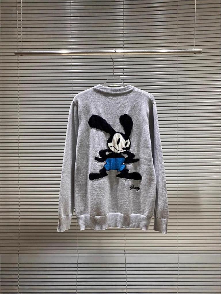 Unisex High-End Jiji Family Logo Mickey Embroidered Sweater