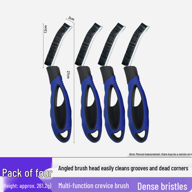 Cross-border Crevice Cleaning Brush - Kitchen Sink, Faucet, Bathtub, and Groove Cleaner with Plastic Handle