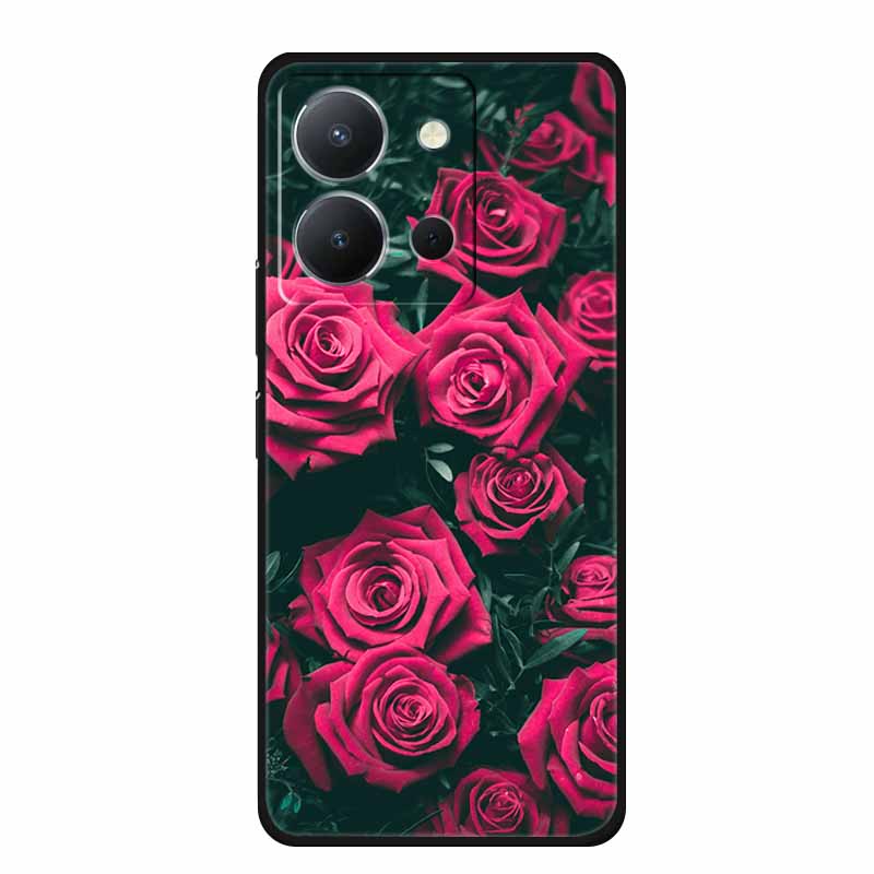 For Vivo Y36 4G Case Animals TPU Soft Cover Silicone Phone Cases For VivoY36 4G Russian Version Shockproof Protector Wolf Coque