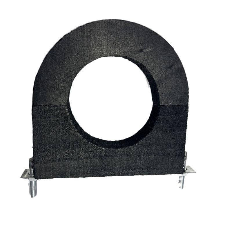 PIR Polyurethane Pipe Support: Insulated Shock Absorption Wood Bracket for Air Conditioning Ducts. Model 27x30x30