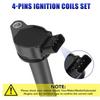 6-Piece Ignition Coil & Spark Plug Set for Toyota Lexus 3.5L V6 RX350