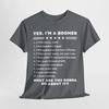 Funny Boomer TShirt Summer Tracksuit Mens Roundneck Shortsleeved Sportswear Casual Cotton Tops Breathable Fashion Streetwear