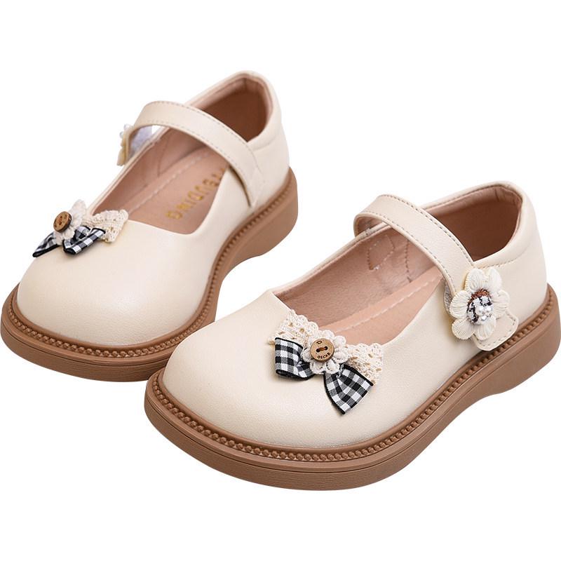 Girls' Cute Leather Shoes - Soft Sole, Stylish Spring/Autumn 2026 Edition