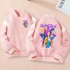 Kinder-Mode Hexenjagd K-POP Cartoon Baseballjacken für Herbst und Winter, Lässige und Warme Jacken für Jungen und Mädchen