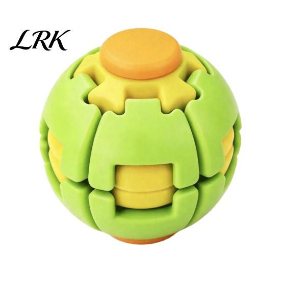 Splicing Ball Desk Toy 3D Printed Press Spinning Ball, Stress Anxiety Relief Fidget Spinner, Rotating for Kids Teens Adults Device