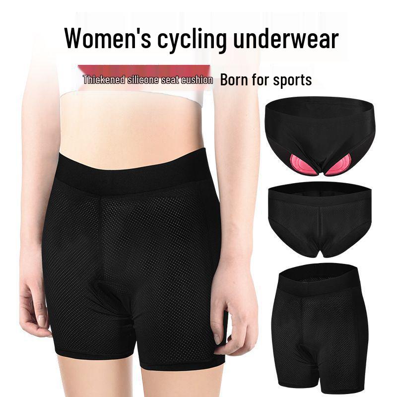 Damskie szybkoschnące spodenki rowerowe z wkładką